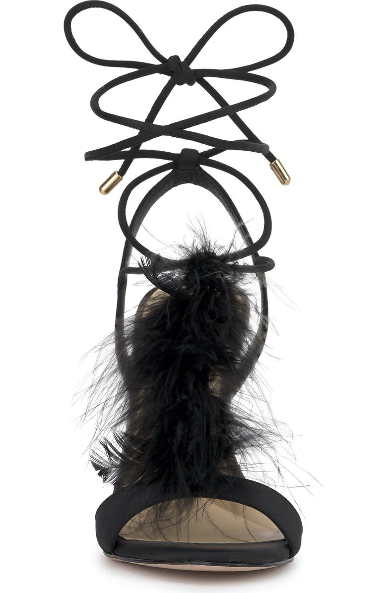 Jessica Simpson Jenzin Ankle Wrap Sandal, Alternate, color, Black