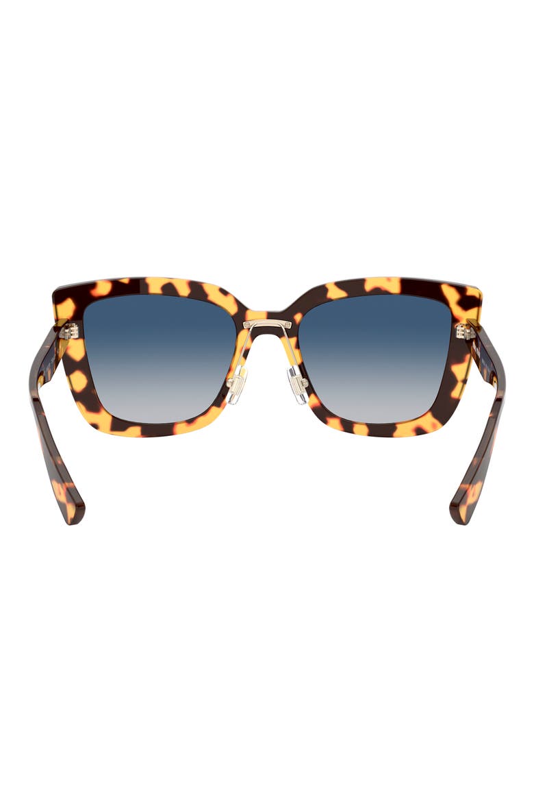 55mm Cat Eye Sunglasses, Alternate, color, HAVANA GREY DARK BLUE
