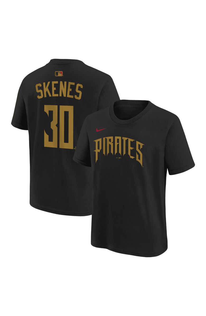 Nike Youth Nike Paul Skenes Black Pittsburgh Pirates 2026 City Connect Name & Number T-Shirt, Main, color, Black