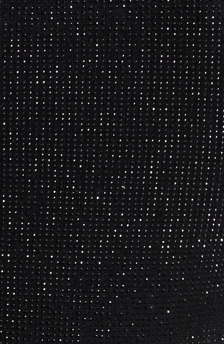 Alexander Wang Hotfix Crystal Wool Blend Body-Con Sweater Dress, Alternate, color, 