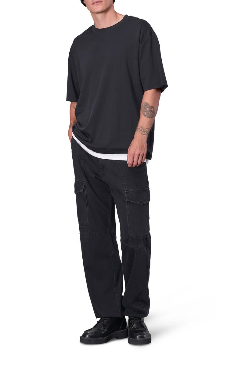 rag & bone Double Layer T-Shirt, Alternate, color,