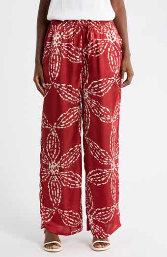 Halogen® Printed Soft Wide Leg Pants