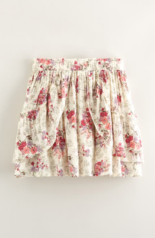 Treasure & Bond Kids' Tiered Ruffle Skirt In Neutral