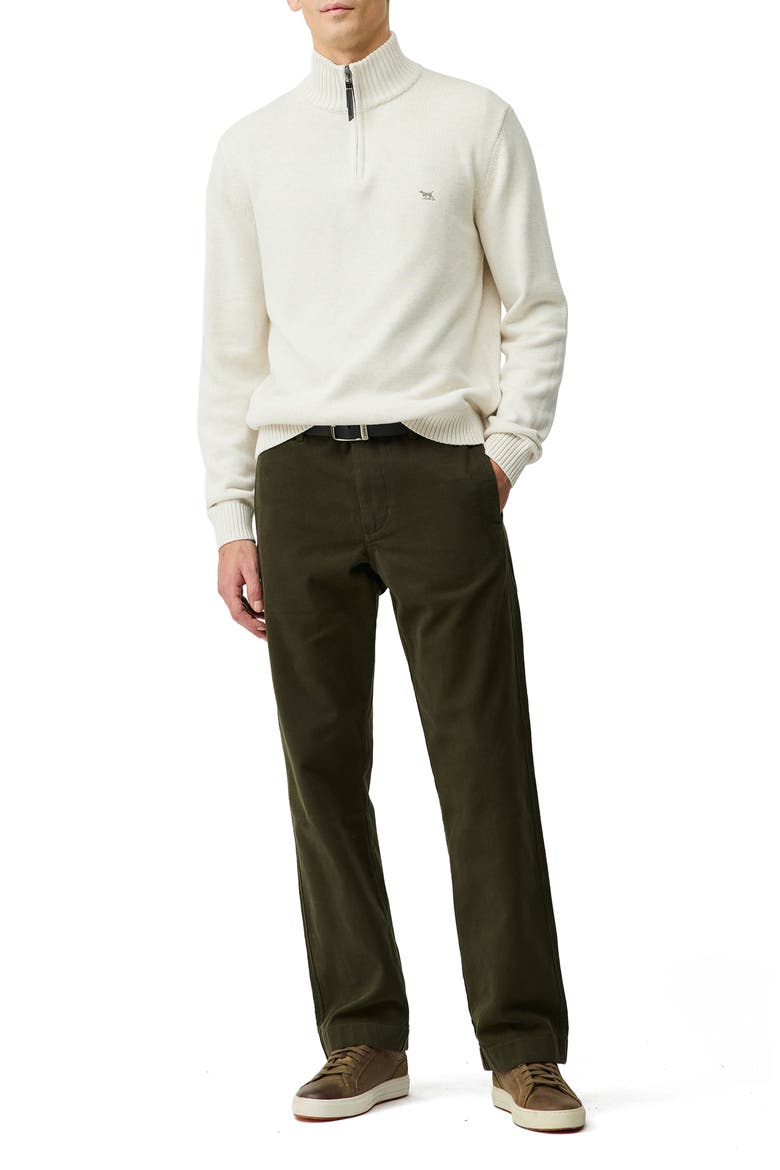 Clyde Relaxed Fit Cotton Canvas Pants, Alternate, color, OLIVE