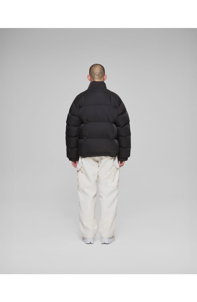 vowels Puffer Jacket, Alternate, color, Black