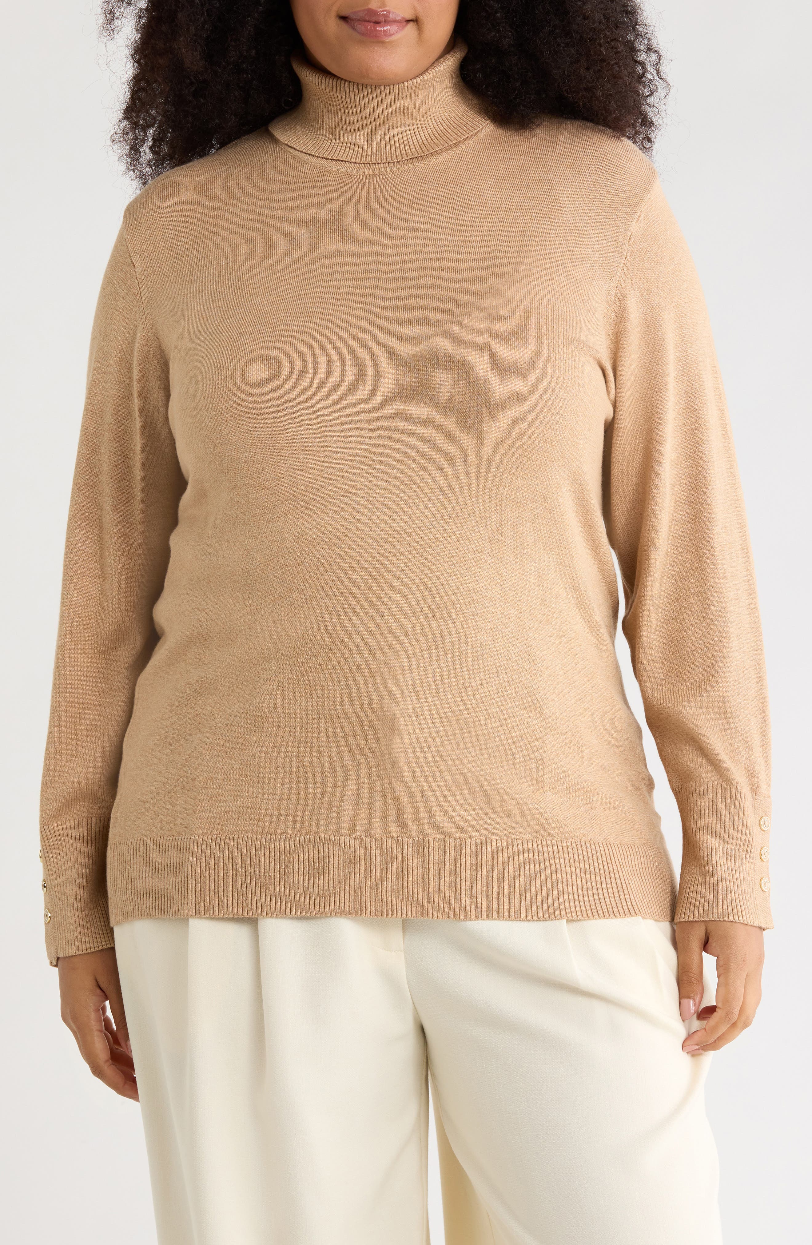 Joseph A Essential Fine Gauge Turtleneck Sweater