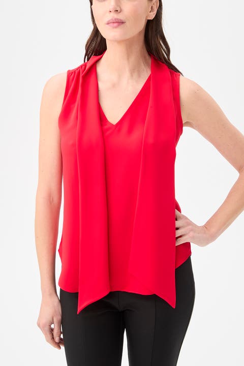 Alora 2 Sleeveless Tie Neck Top