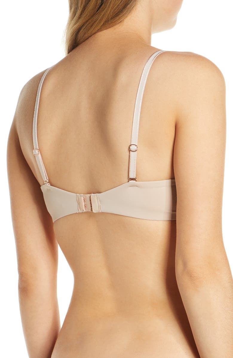 Skarlett Blue Breathless Convertible Push-Up Bra, Alternate, color, Cashmere