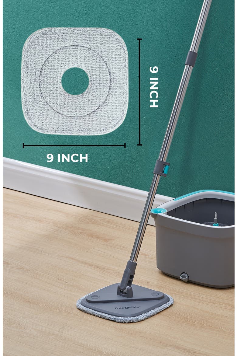 4-Pack Microfiber Mop Pad, Alternate, color, GRAY