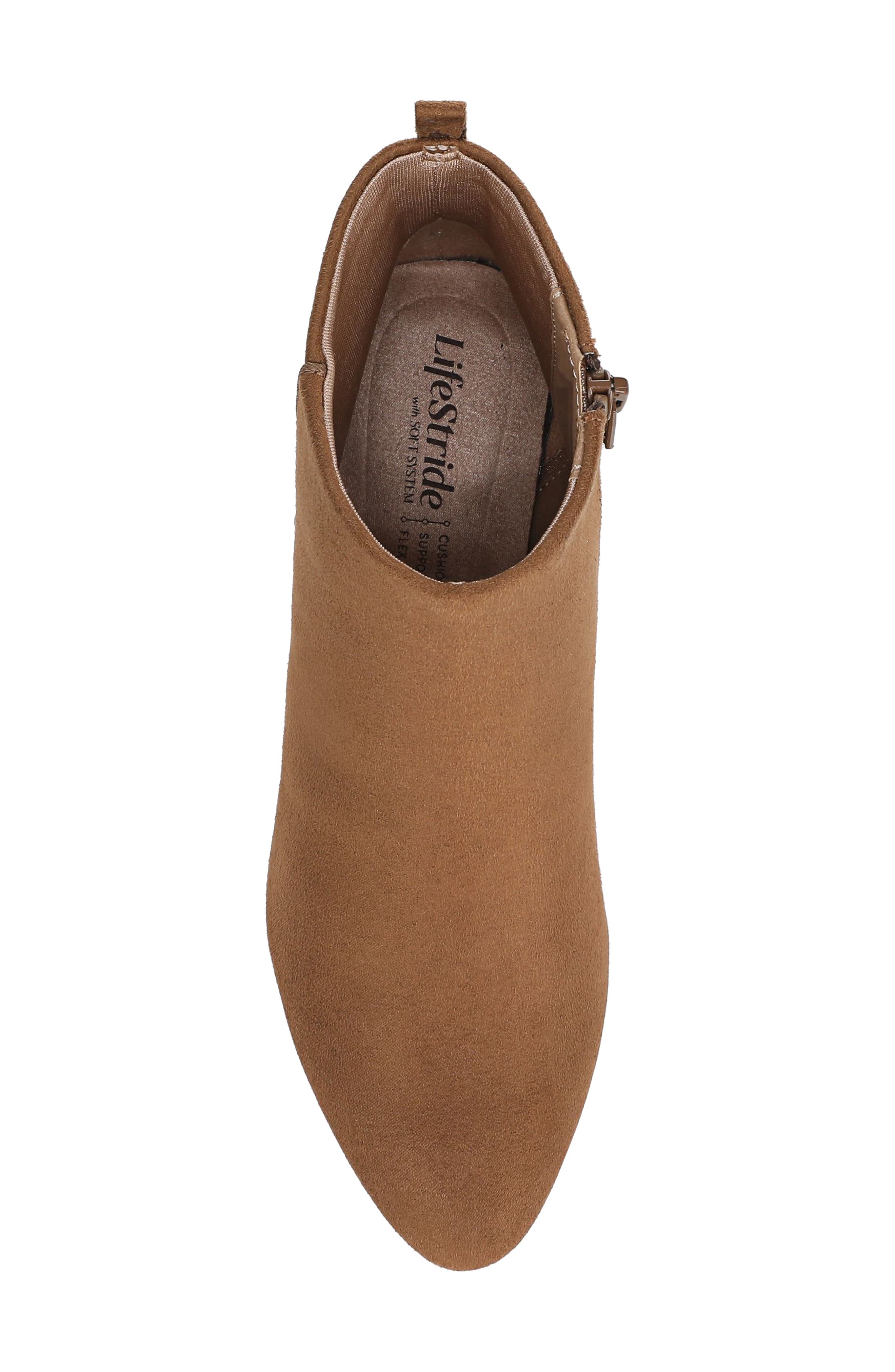 LifeStride Glow Bootie, Alternate, color, Pecan Tan