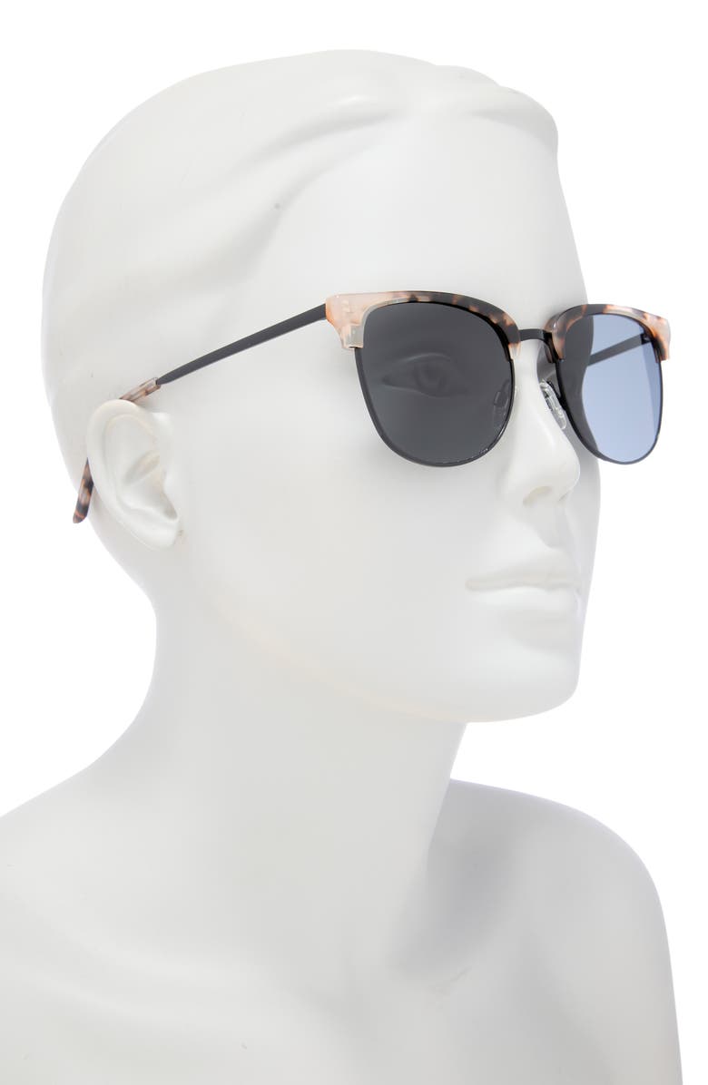 QUAY Evasive 53mm Square Sunglasses, Alternate, color, 