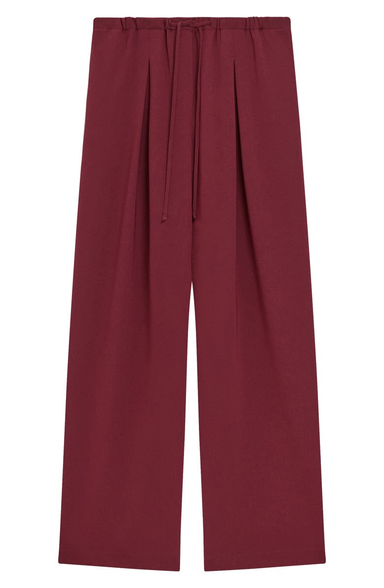 Theory Drawstring Pants, Alternate, color, Grenache - 1Pa
