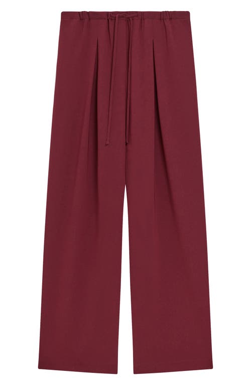 Theory Pleated Drawstring Pants In Black