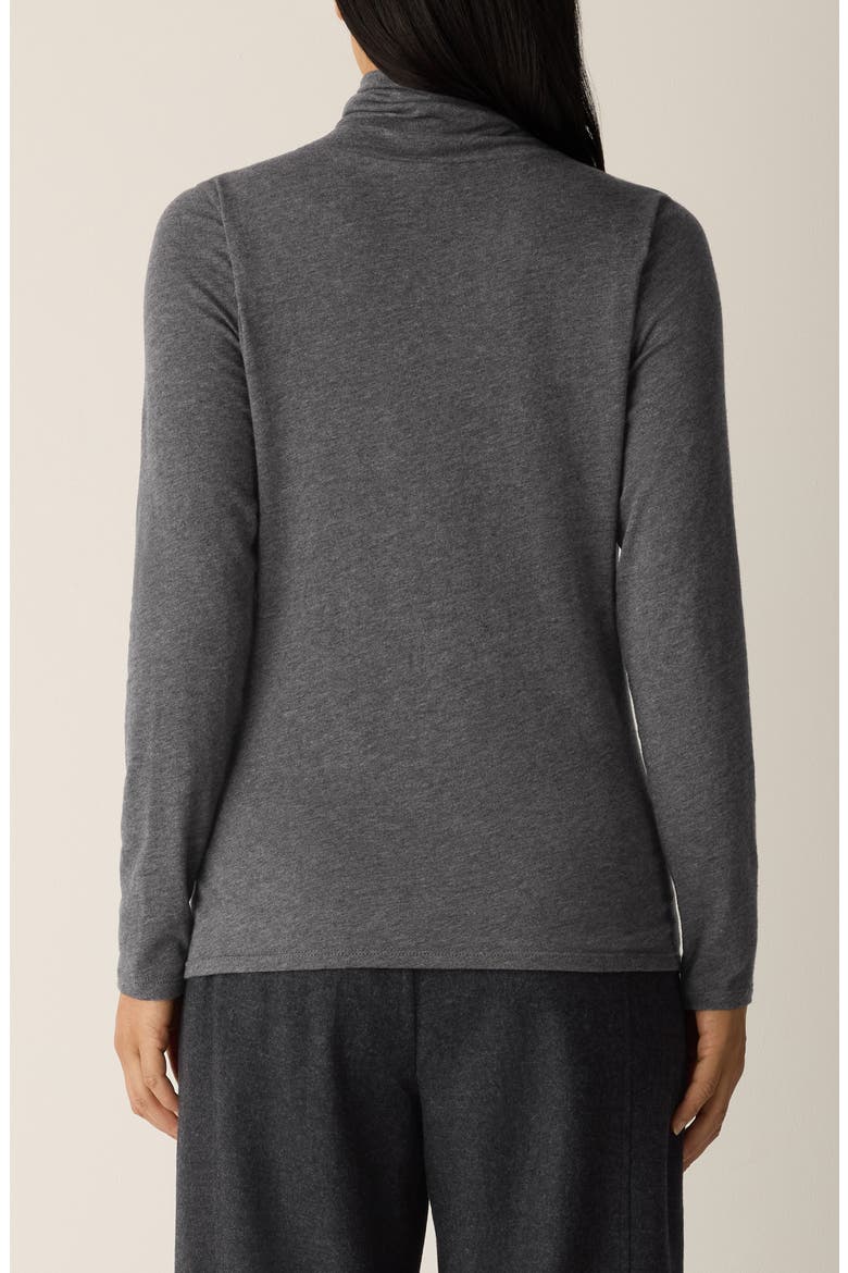 Long Sleeve Turtleneck Top, Alternate, color, CHARCOAL