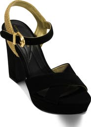 Donna Karan New York Stefania Ankle Strap Platform Sandal