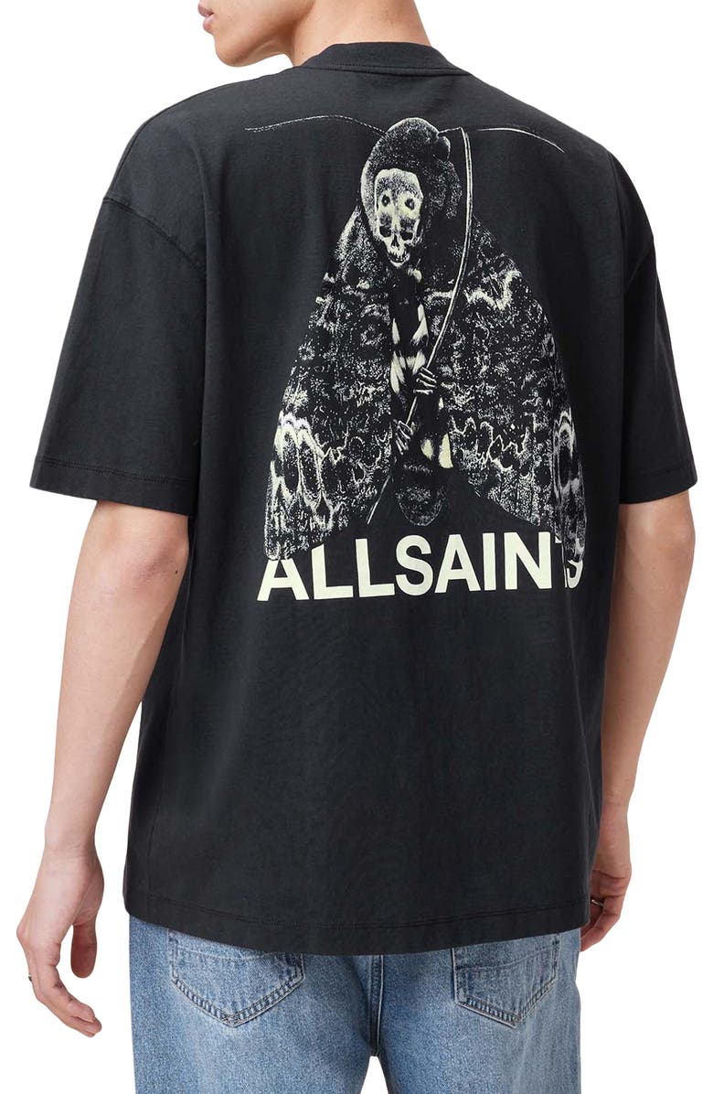 AllSaints Chrysalypse Graphic T-Shirt, Alternate, color,