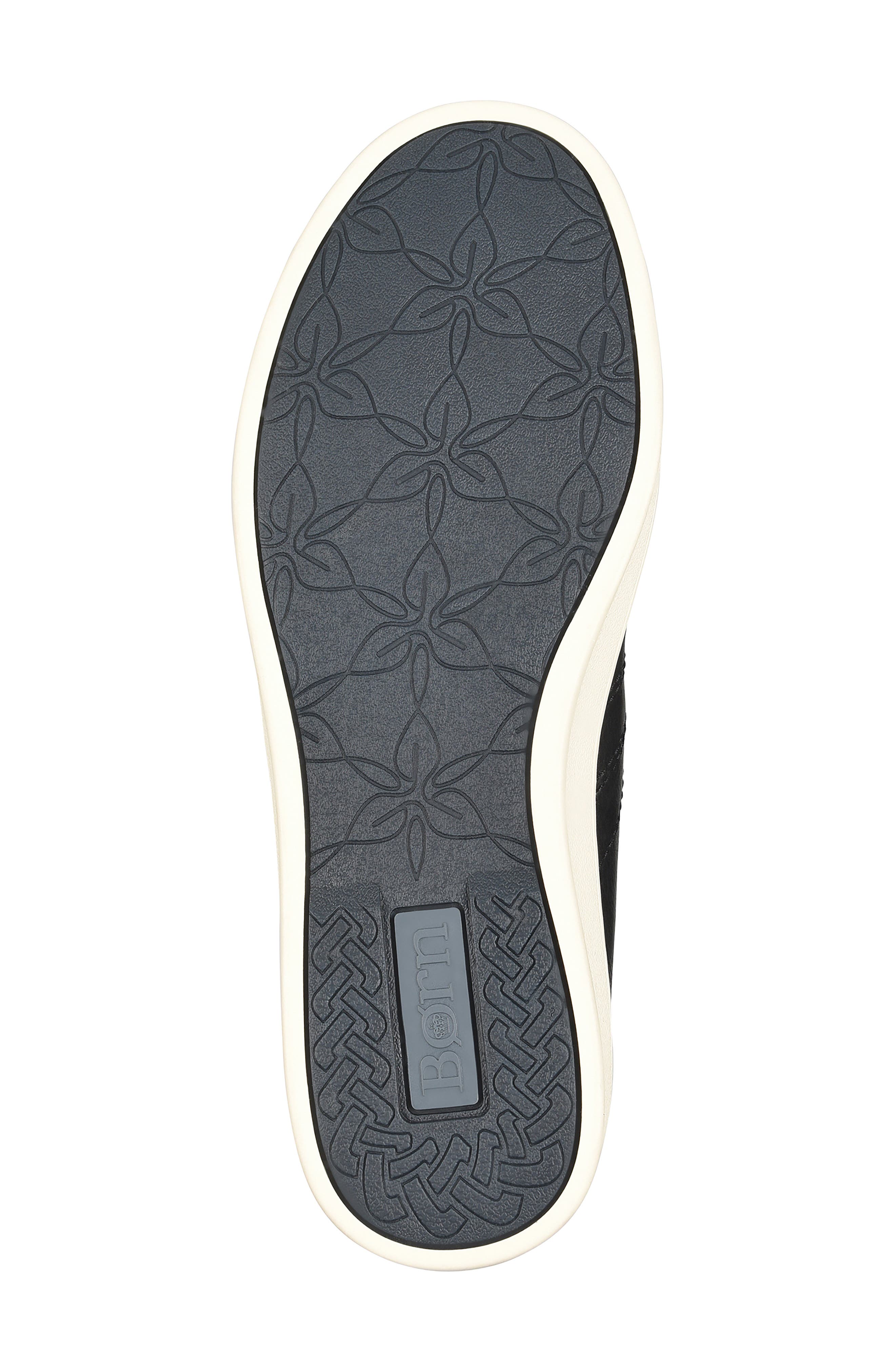Amina Leather Sneaker, Alternate, color, BLACK LEATHER