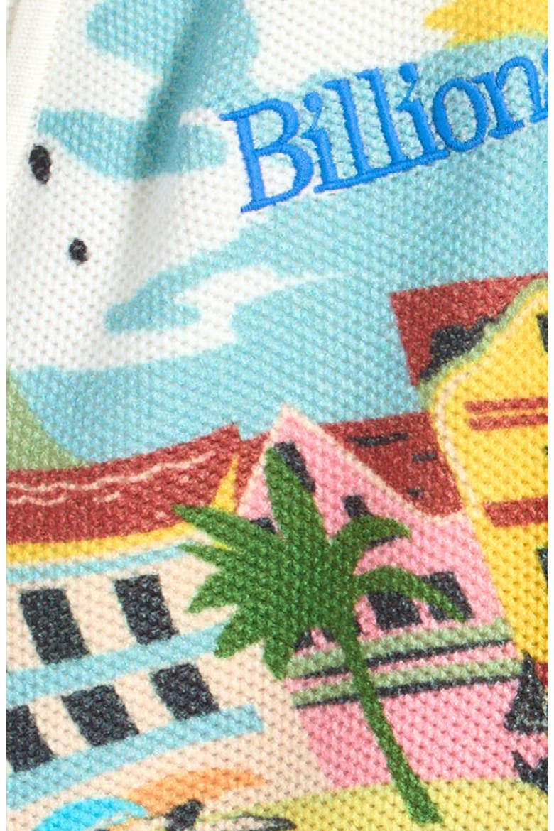 Kids' Palmas Cotton Mesh Shorts, Alternate, color, WHITE