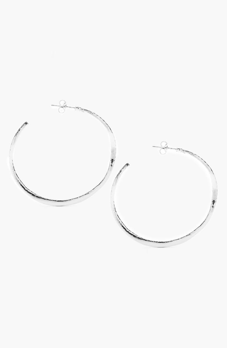 gorjana 'Arc' Hoop Earrings, Alternate, color, 