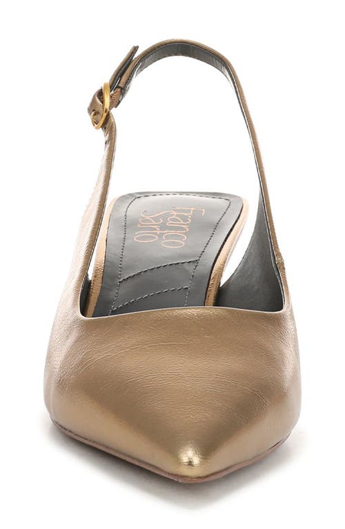 Franco Sarto Jaden Pointed Toe Slingback Pump In Brown