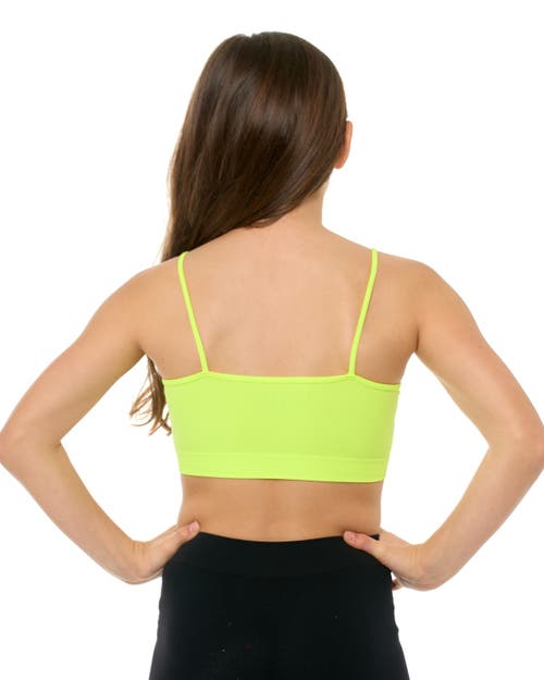 Malibu Sugar Solid Bra Cami In Green