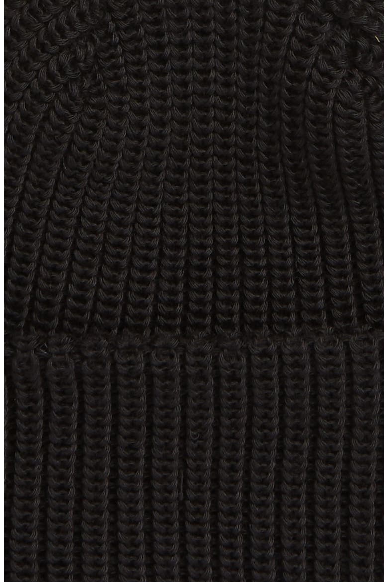 Fisherman Beanie, Alternate, color, TNF BLACK
