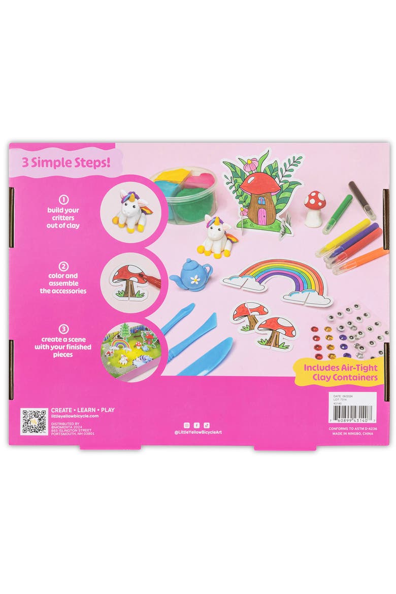 Clay & Play Fairy Tale Friends Craft Kit 95Pcs, 6+, Alternate, color, Multicolored