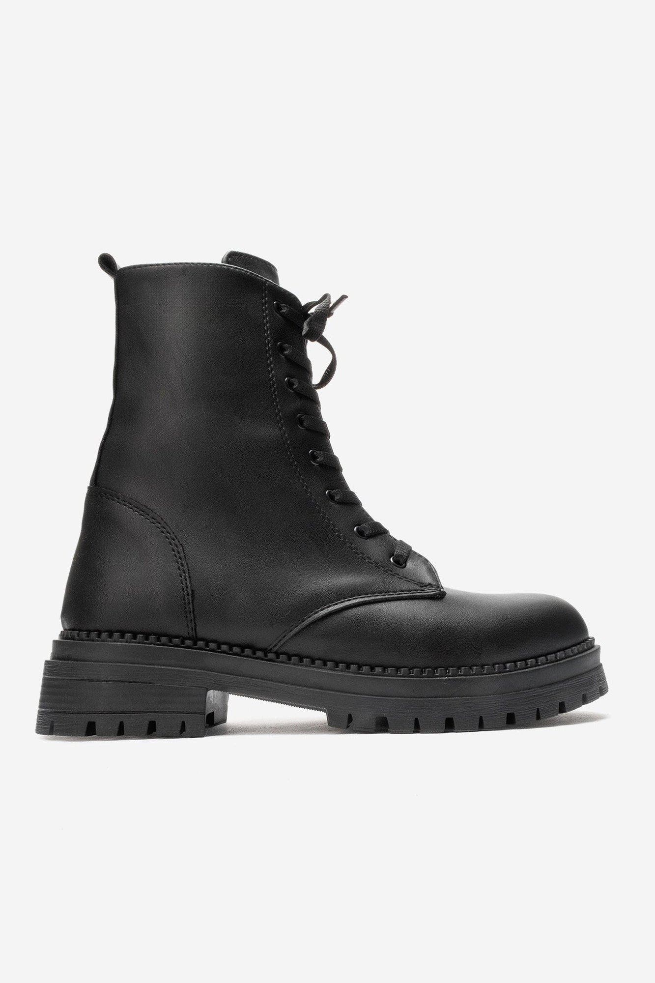 Barrel Lace Up Zip Boot, Alternate, color, Black