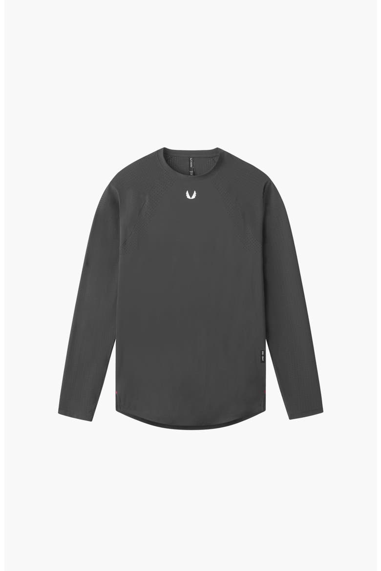 Laser Vent Established Long Sleeve Shirt, Alternate, color, Space Grey