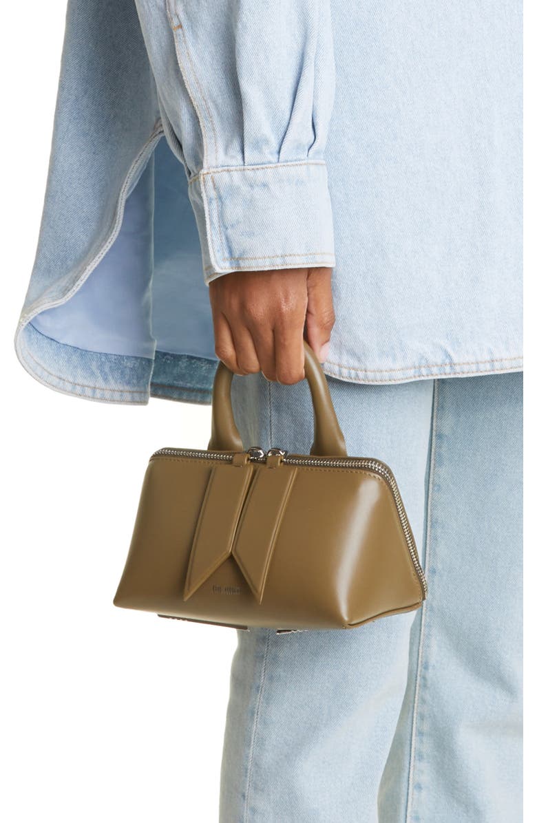 The Attico Friday Calfskin Leather Convertible Crossbody Bag, Alternate, color,