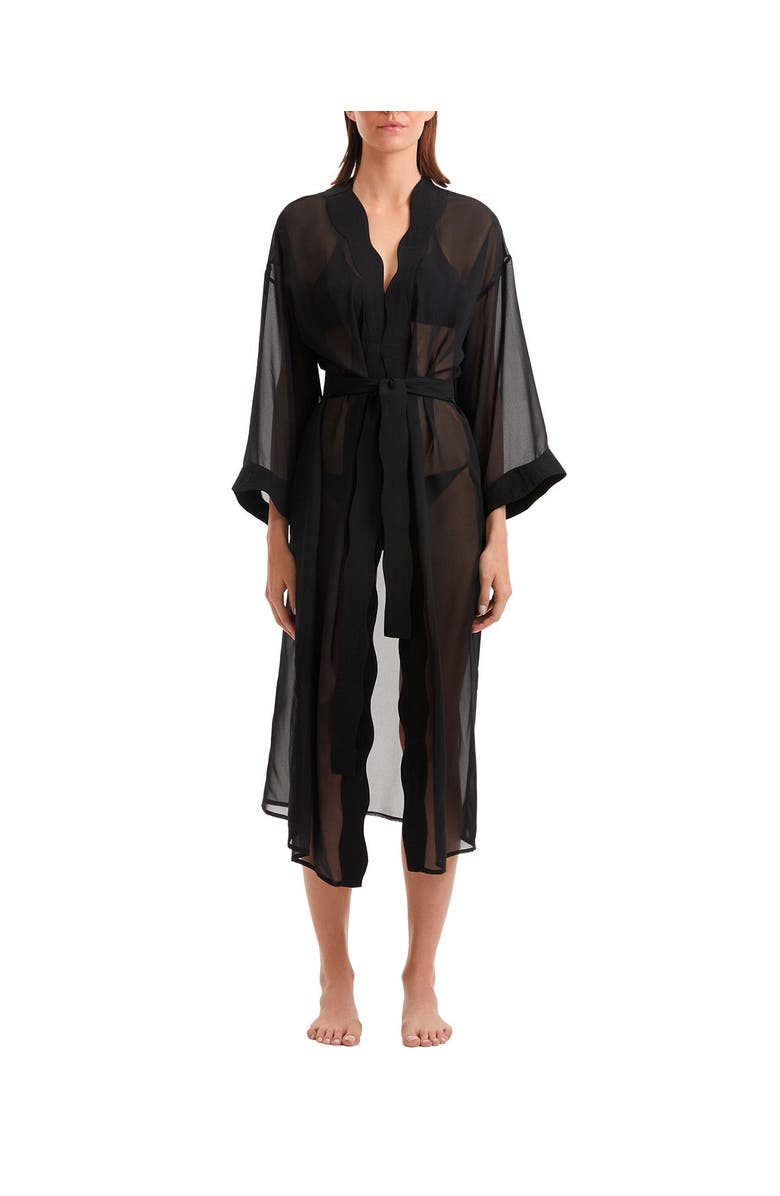 Moeva Blaze Cover Up Resortwear, Main, color, Black