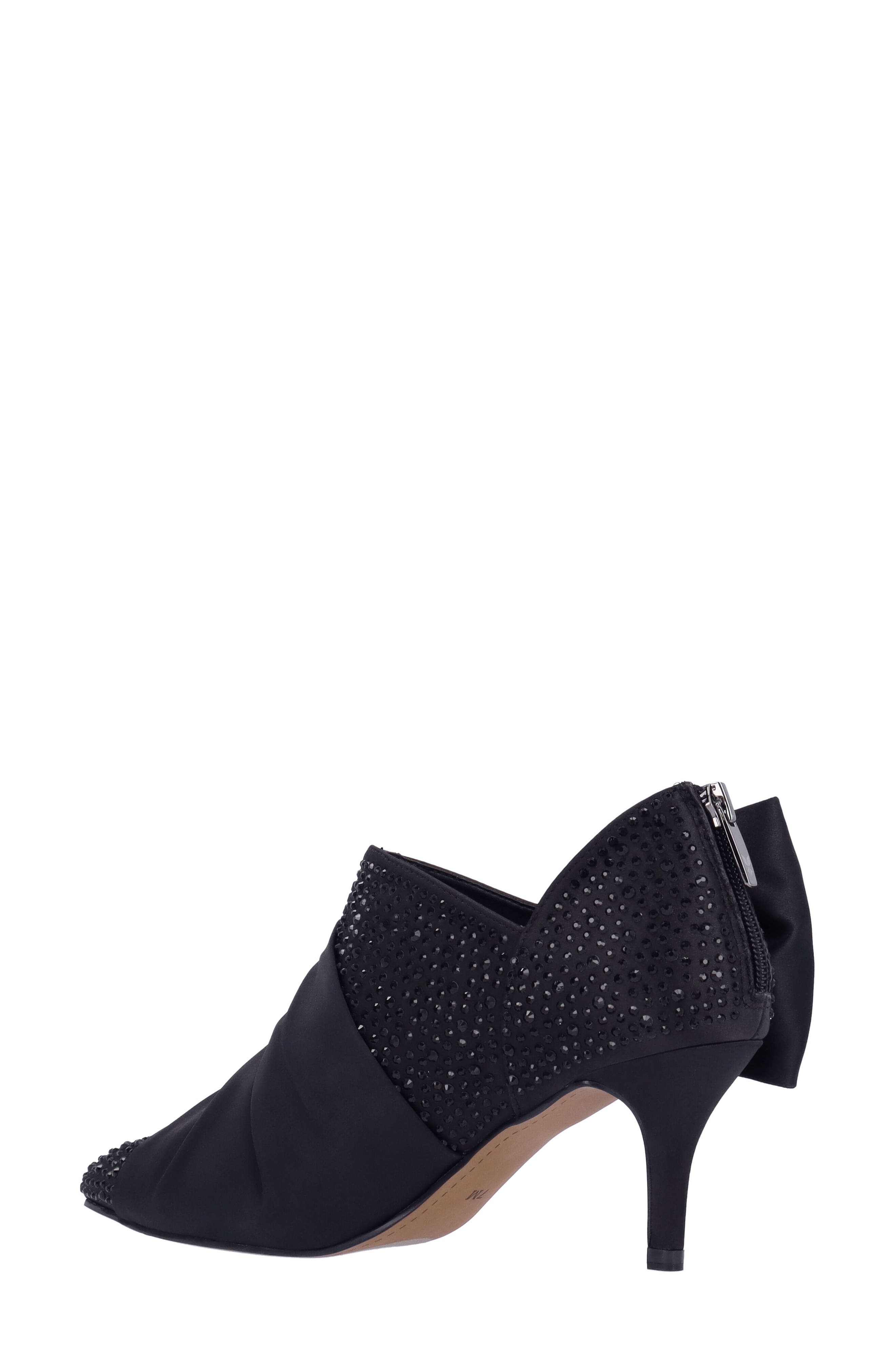 J. Reneé Elettra Pointed Toe Bootie, Alternate, color, Black