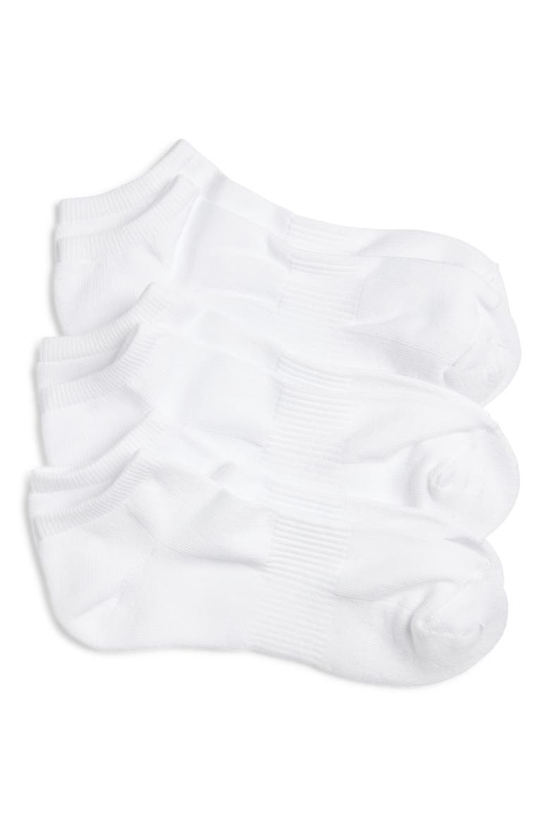 3-Pack Everyday Ankle Socks, Main, color, WHITE