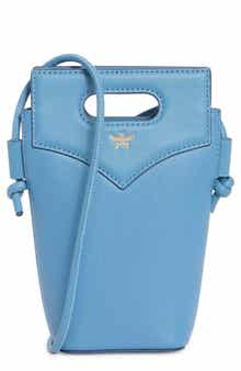 MCM Diamond Flat Bag