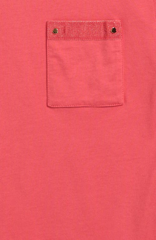Moncler Kids' Short Sleeve T-shirt In Red