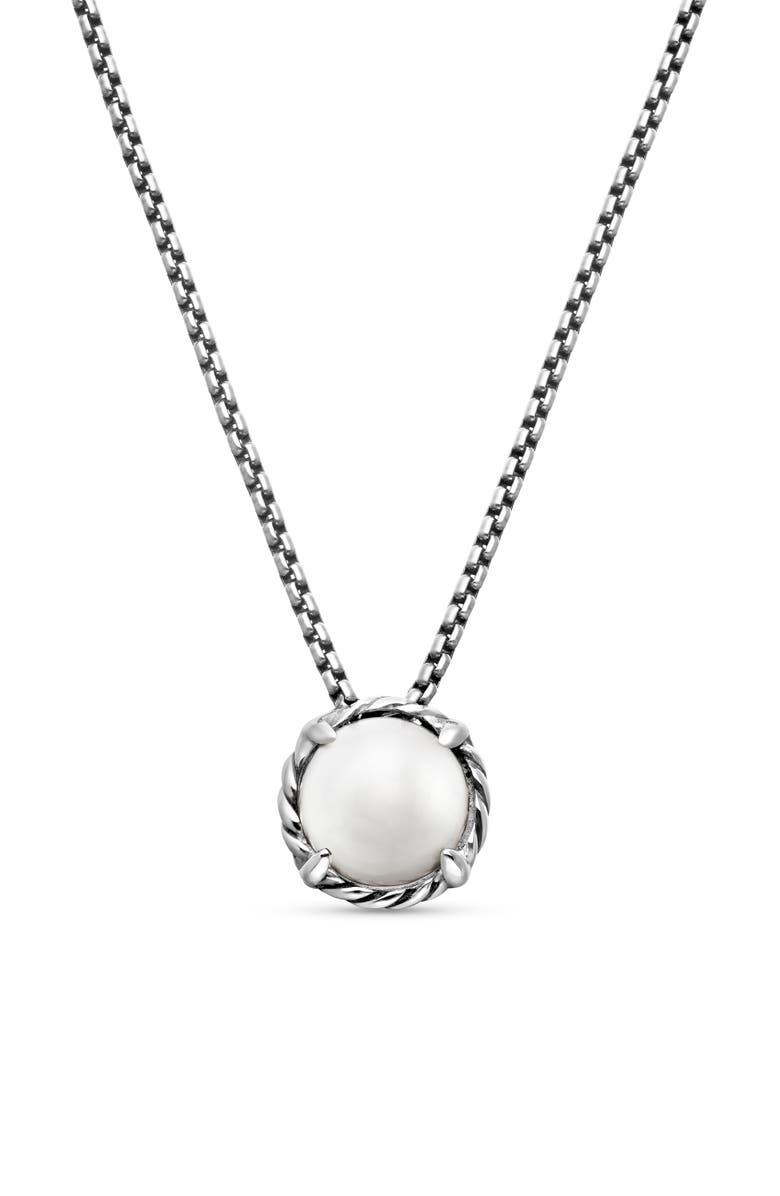 David Yurman Chatelaine<sup>®</sup> Pendant Necklace, Main, color, Pearl