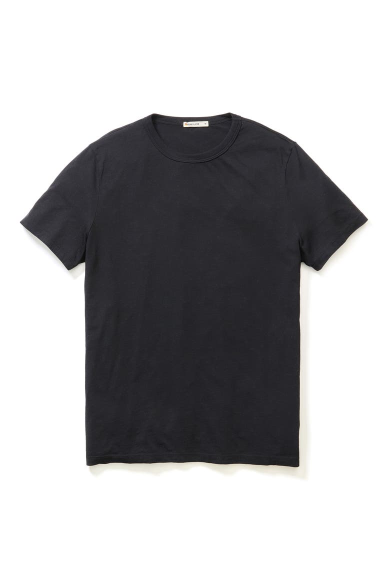 Signature Crewneck T-Shirt, Alternate, color, BLACK