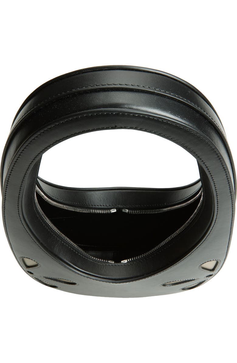 Coperni Swipe Petal Top Handle Bag, Alternate, color, Black-Beige