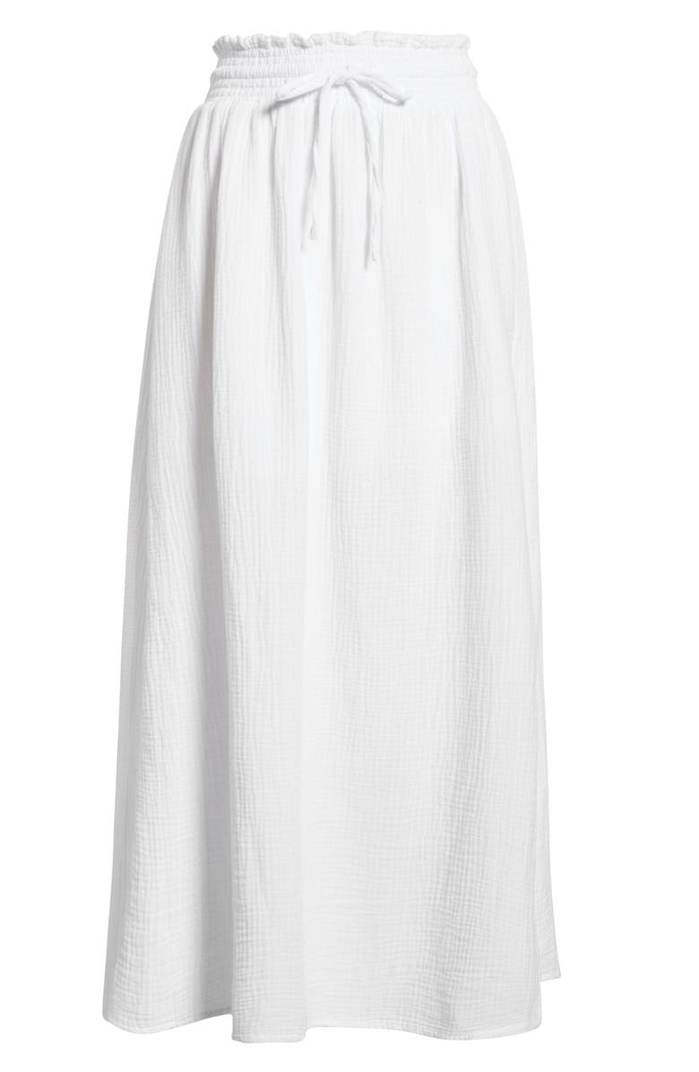 Splendid Adele Cotton Gauze Maxi Skirt, Main, color, White