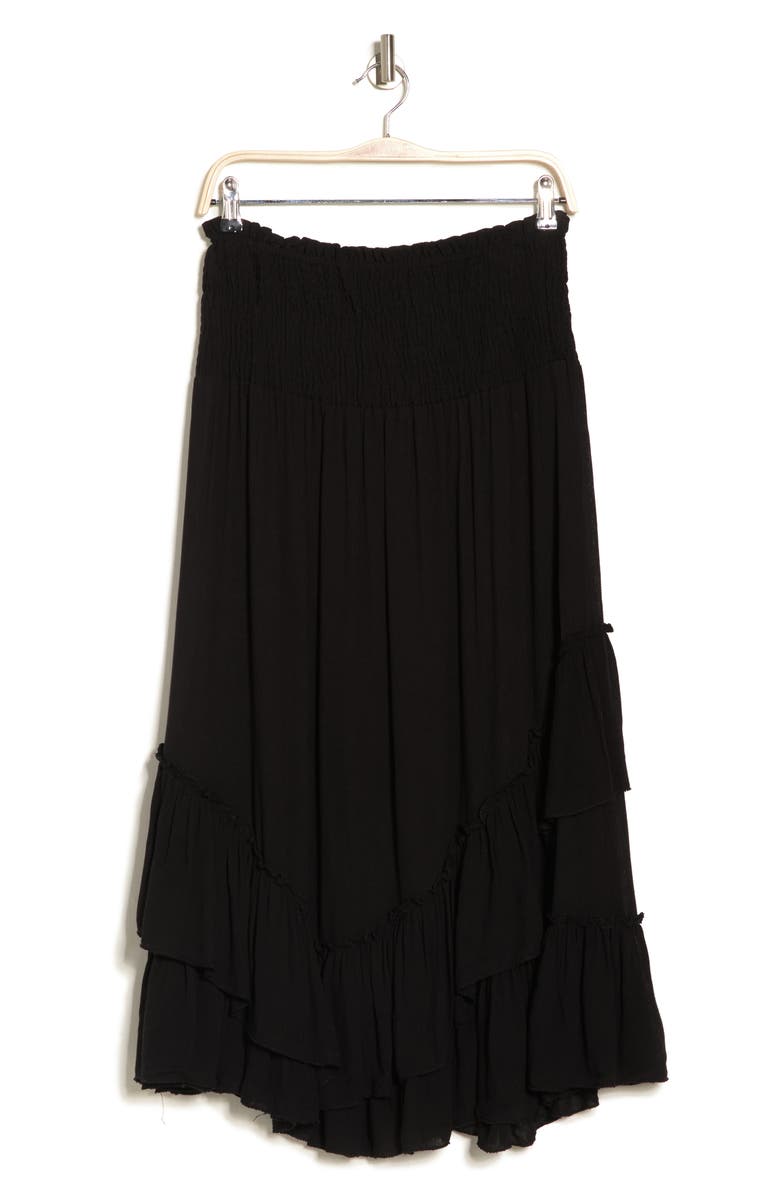 BOHO ME Convertible Maxi Skirt/Dress, Alternate, color, Black