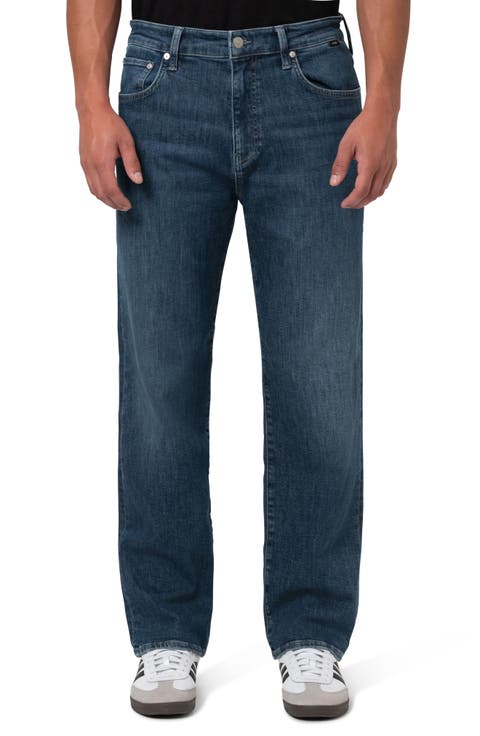 Zach Straight Leg Stretch Jeans (Deep Used Classic Blue)