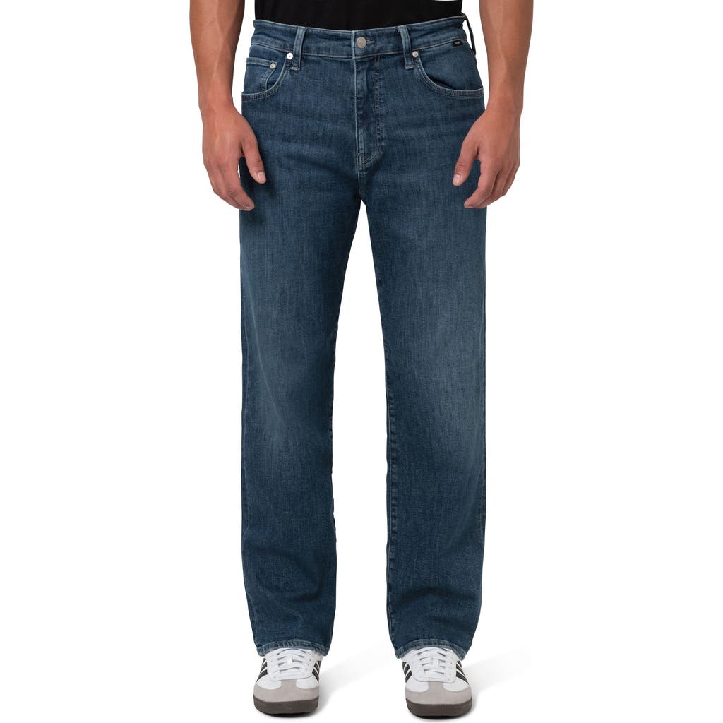 Mavi Jeans Zach Straight Leg Stretch Jeans In Deep Used Classic Blue