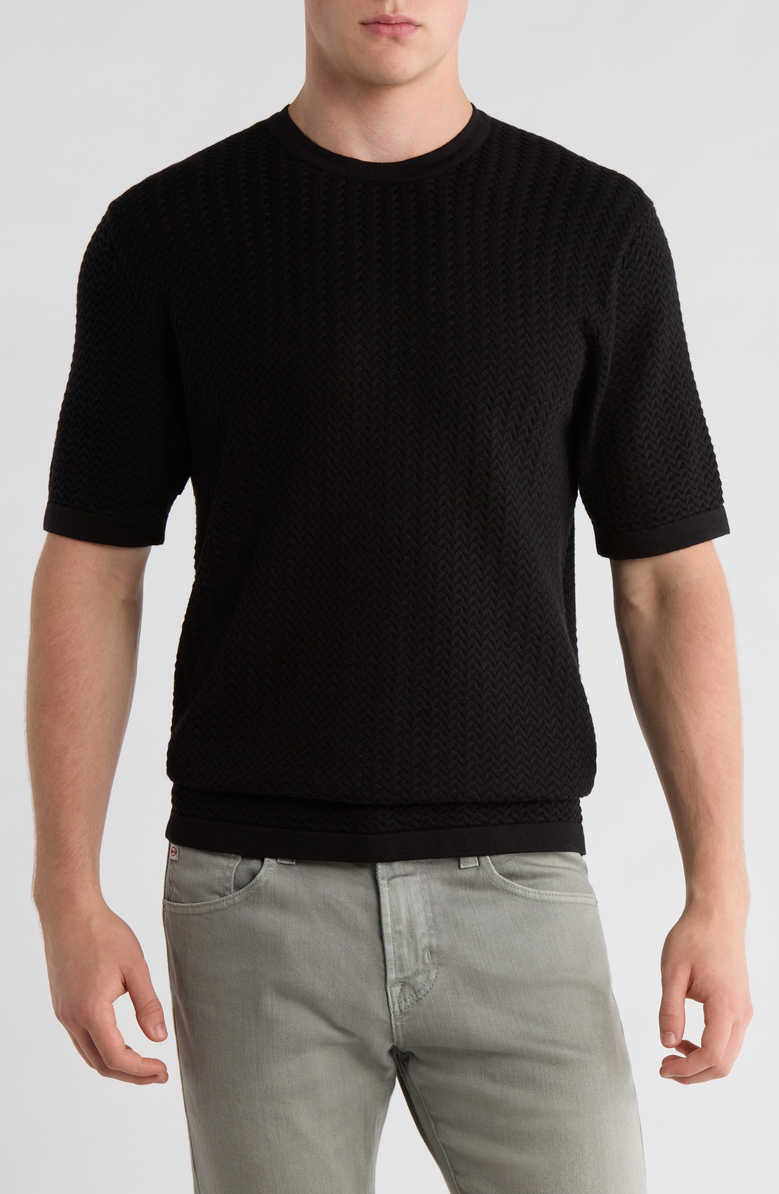 TRUTH Textured Knit T-Shirt