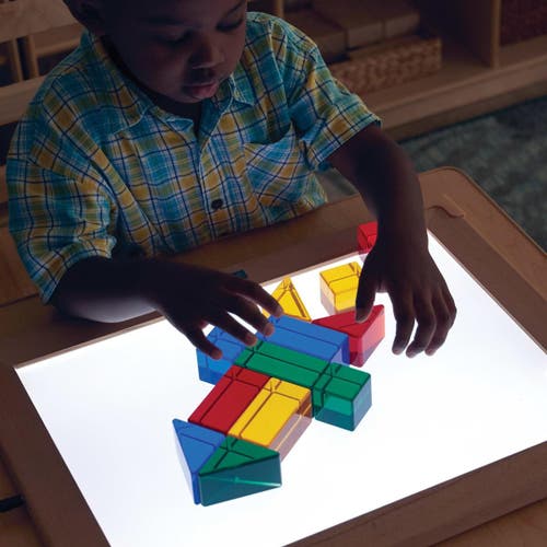 Kaplan Early Learning Company Light And Color Geo Set In Multi