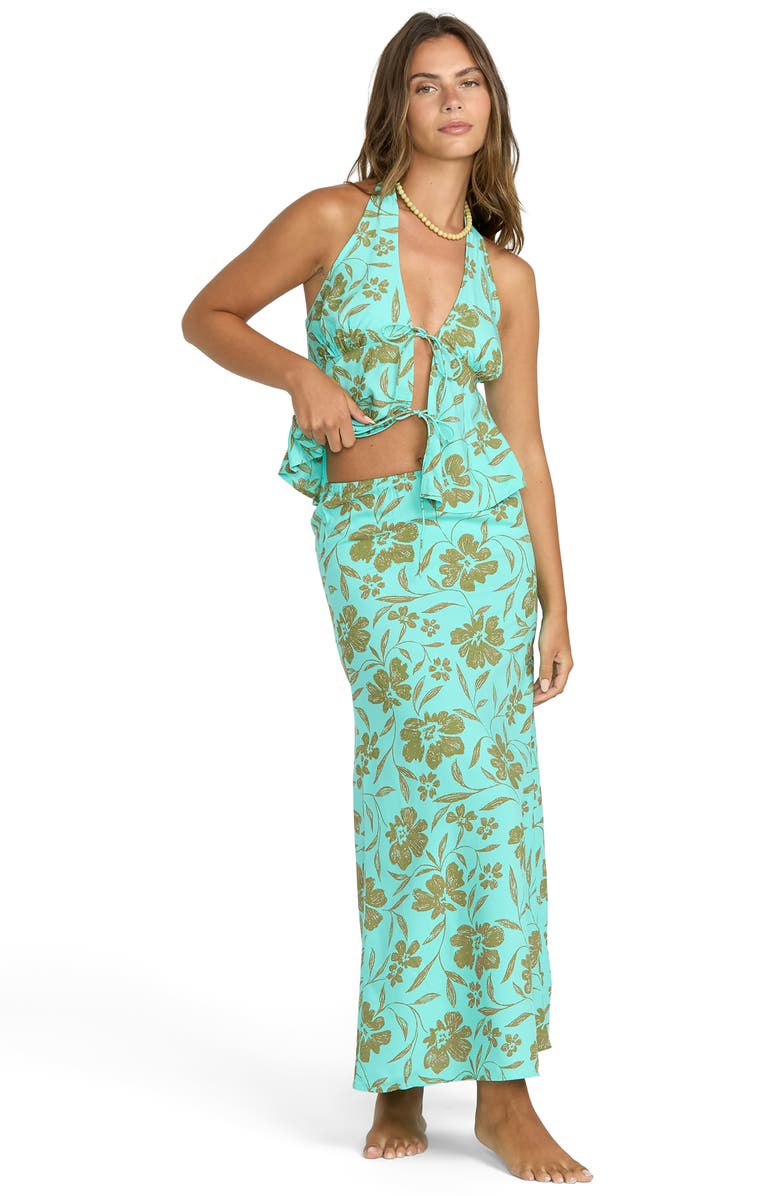 Billabong Your Dream Maxi Skirt, Alternate, color, Poolside