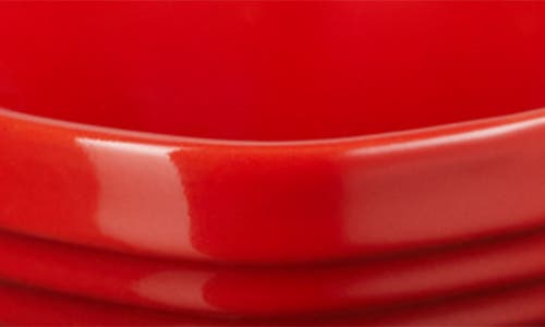 Le Creuset Set Of 4 Stoneware Mini Heart Pinch Bowls In Cerise