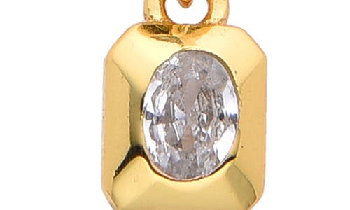 Eye Candy Los Angeles Justine Dangle Huggie Hoop Earrings