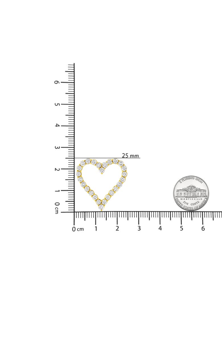 Haus of Brilliance 14K Yellow Gold 2.00 cttw Round Diamond Necklace Pendant, Alternate, color, Yellow