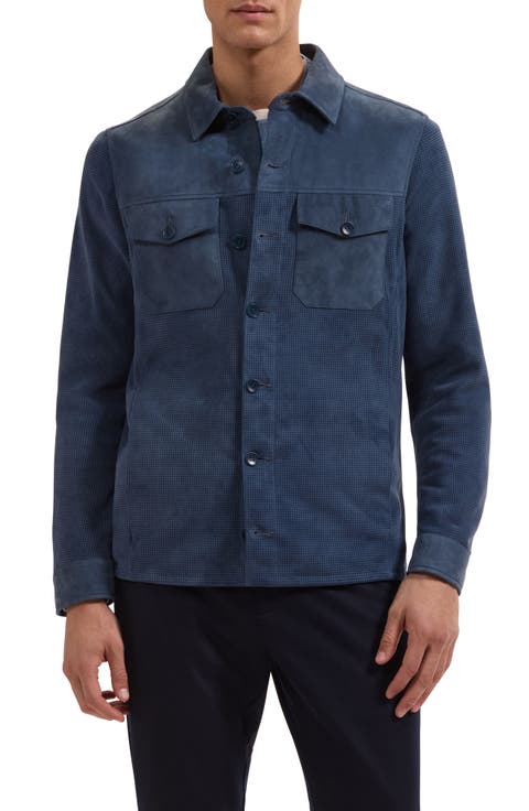 Perforated Suede Jacket