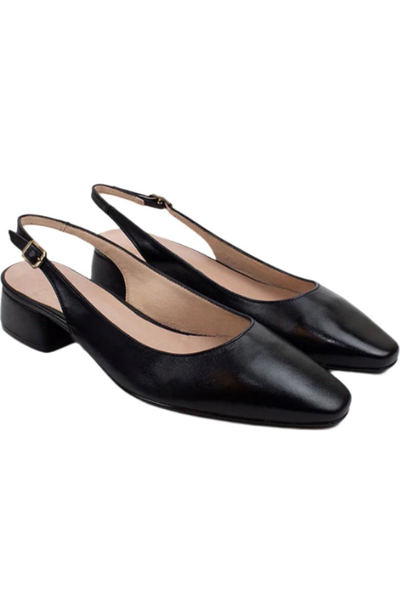 Menina Step Berta All Slingback Flat, Alternate, color, Black